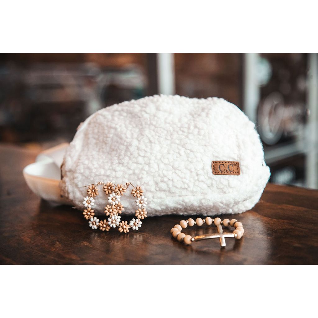 Sherpa Fleece Crossbody Bag / Fanny Pack | 3 Colors!
