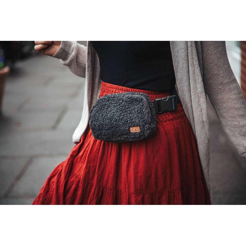 Sherpa Fleece Crossbody Bag / Fanny Pack | 3 Colors!