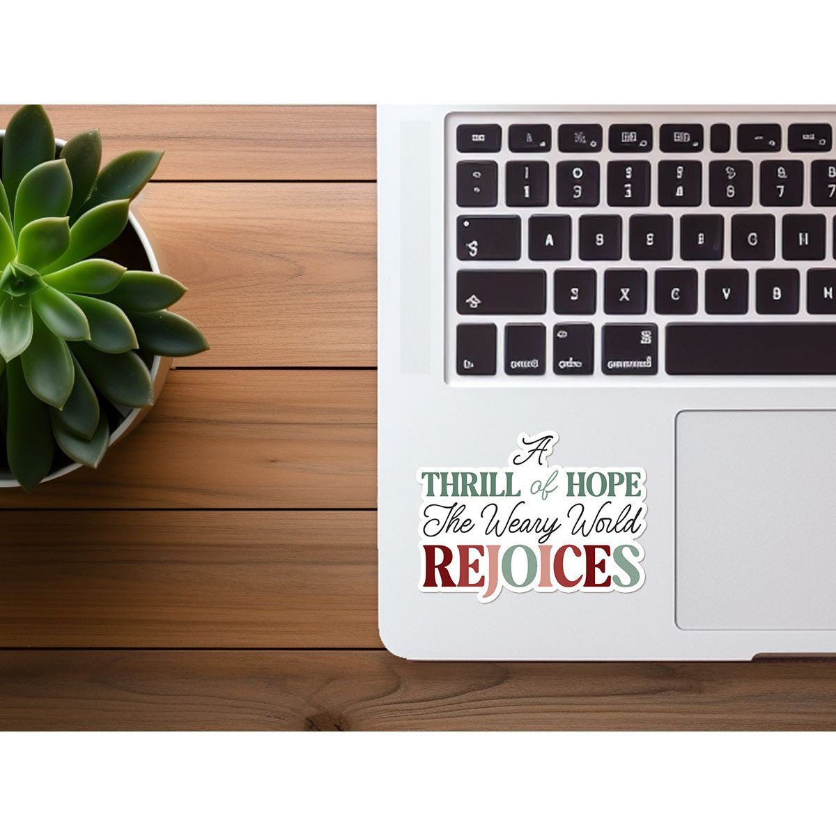 A Thrill of Hope | Christmas Sticker