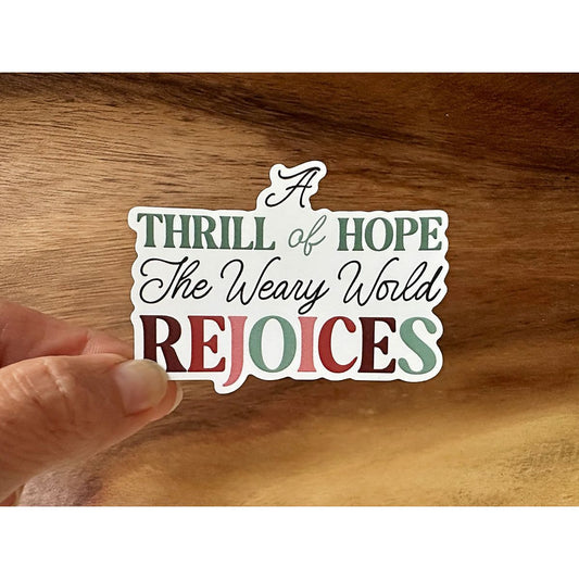 A Thrill of Hope | Christmas Sticker