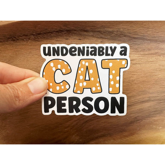 Cat Person | Waterproof Vinyl Sticker