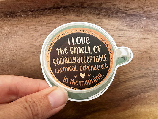 Coffee Addiction | Funny Vinyl Sticker
