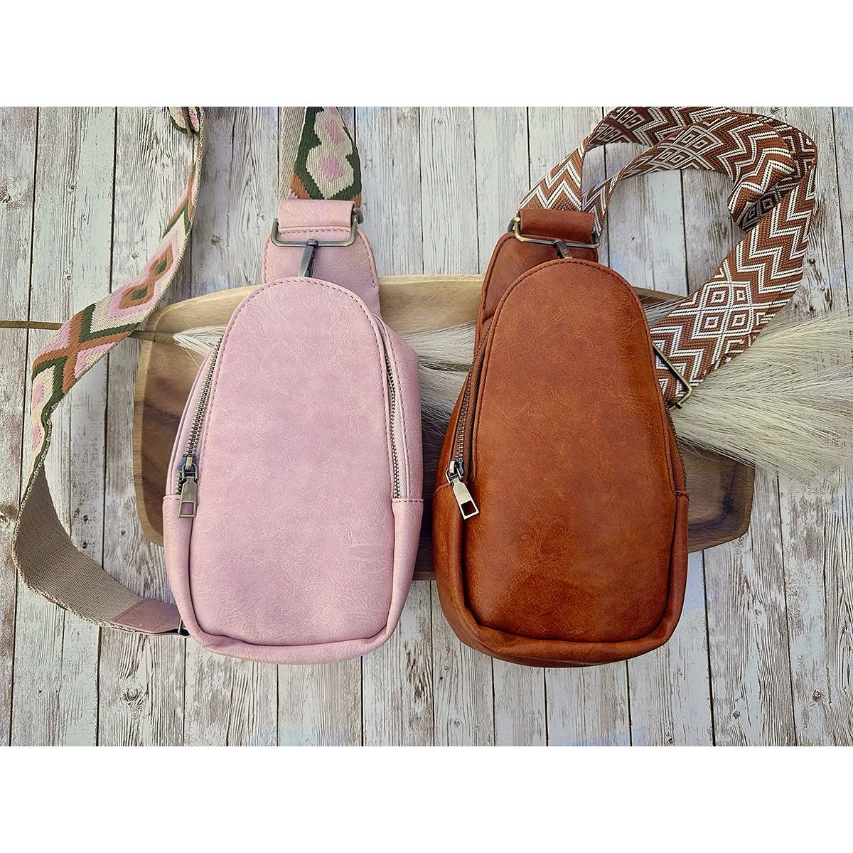 Vegan Leather Crossbody Bag for Women (Several Color Options!)