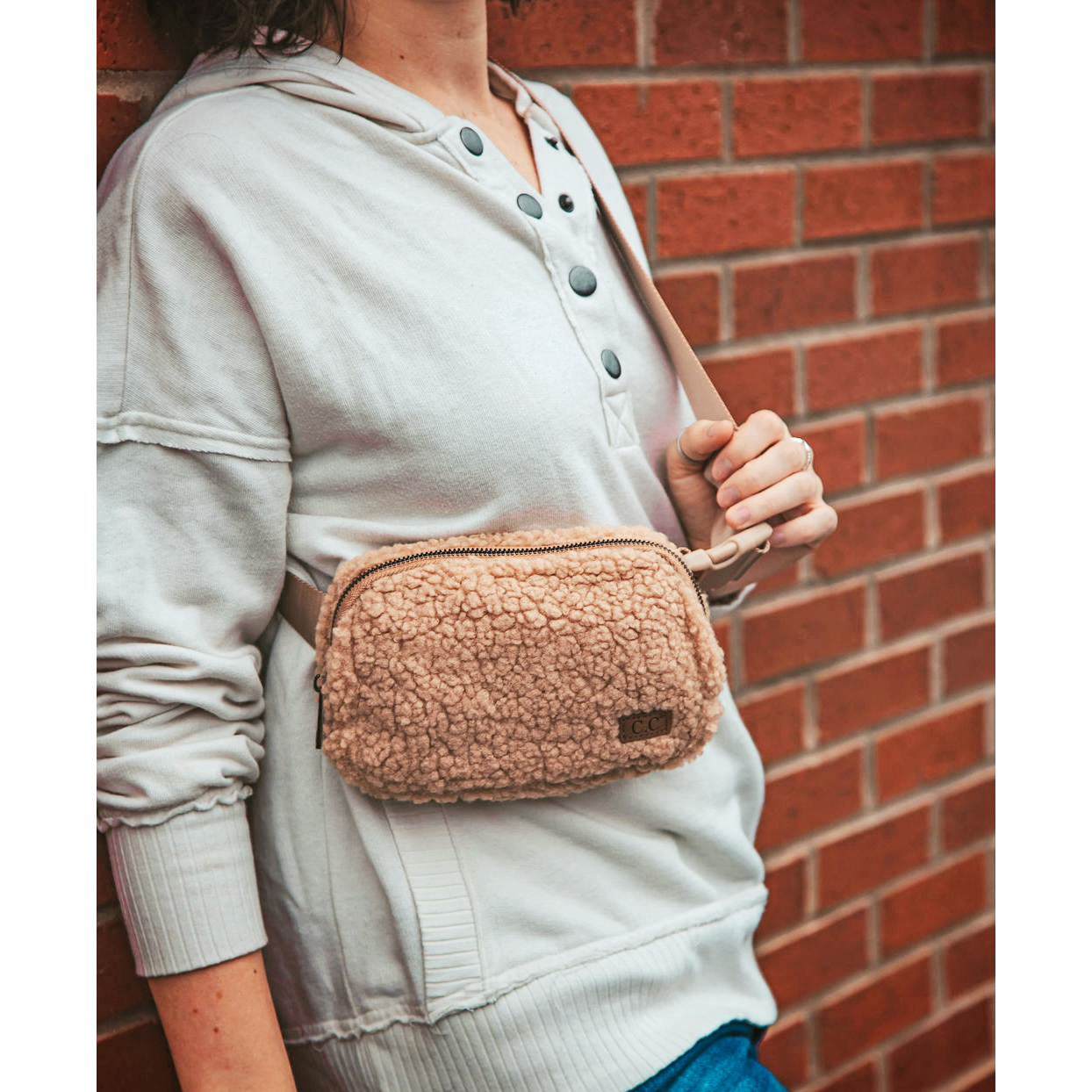 Sherpa Fleece Crossbody Bag / Fanny Pack | 3 Colors!