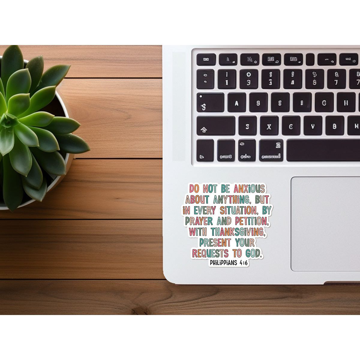 Do Not Be Anxious About Anything | Vinyl Christian Sticker