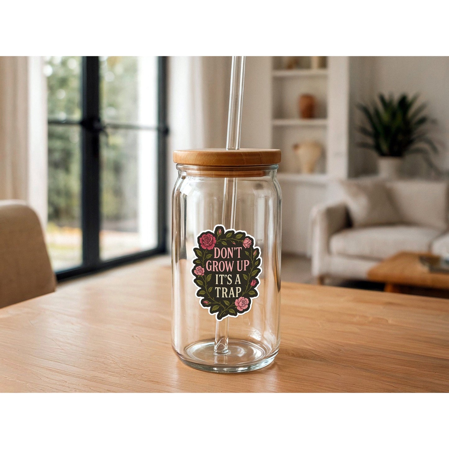 Don't Grow Up, It's a Trap | Funny Sticker