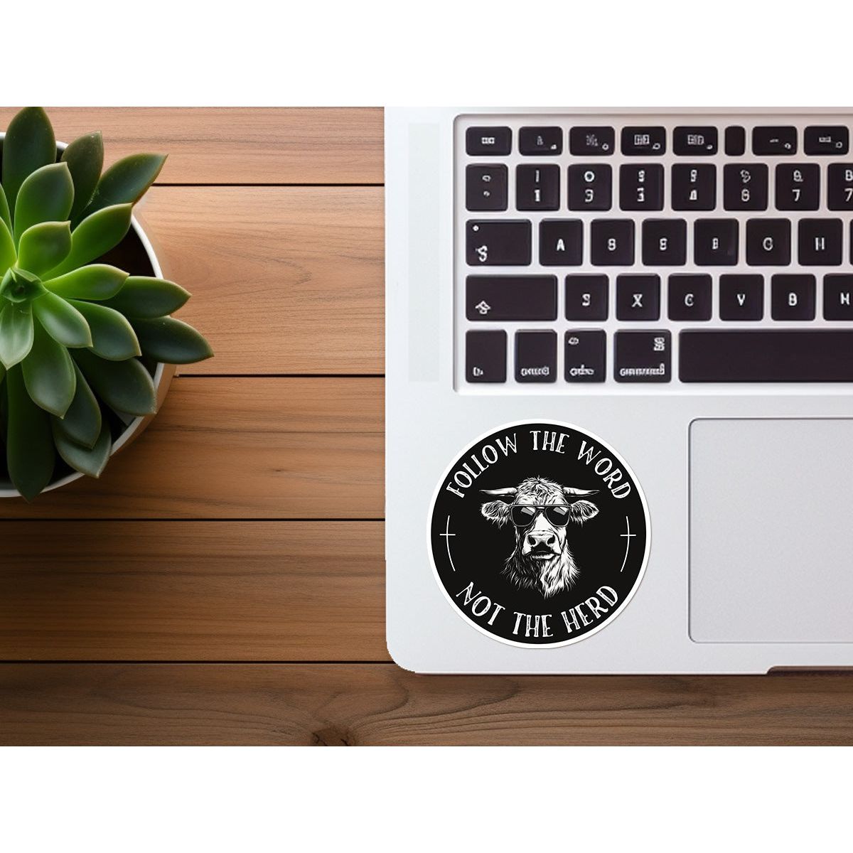 Follow the Word, Not the Herd | Vinyl Christian Sticker