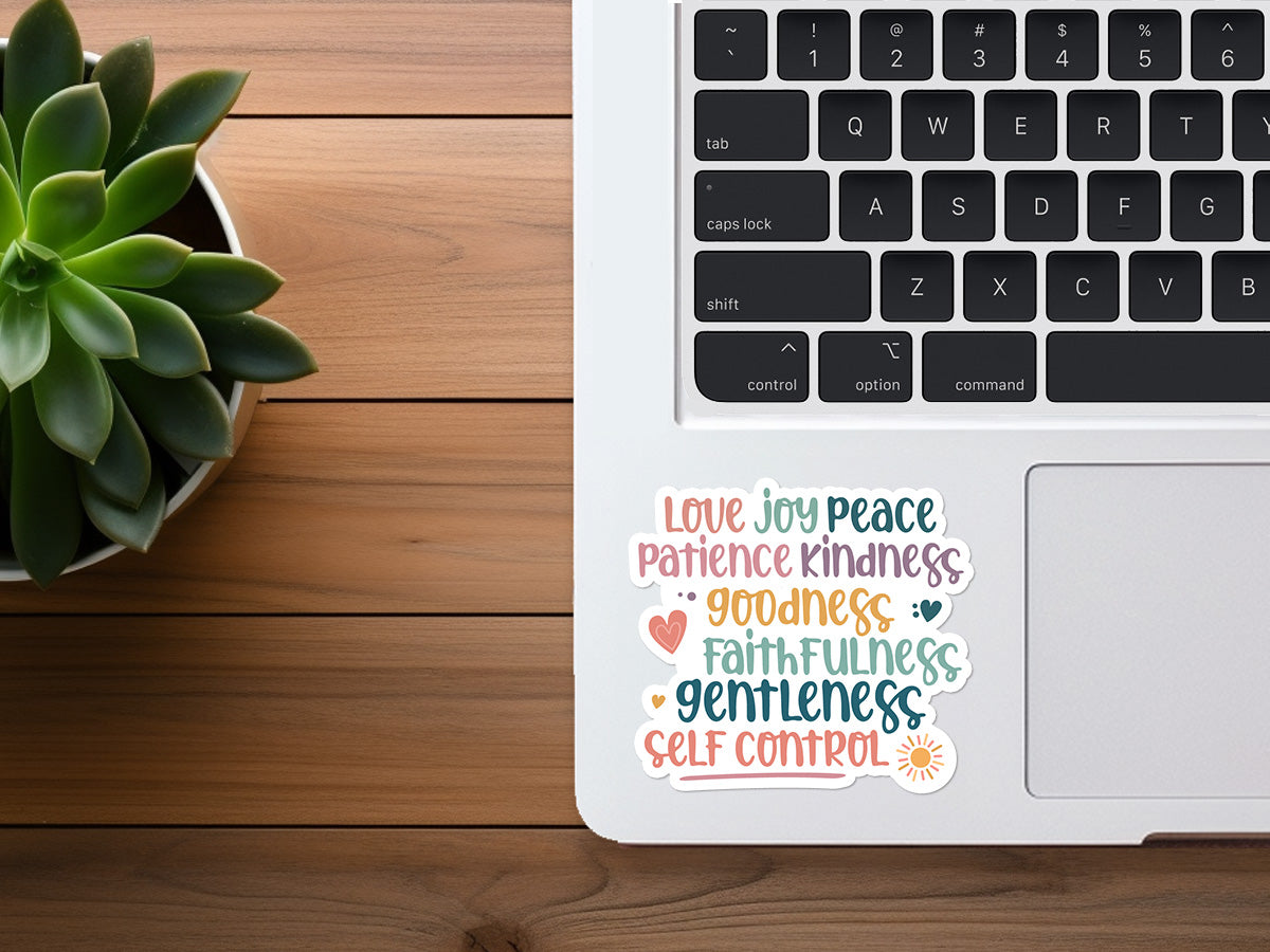 Fruits of the Spirit | Colorful Christian Sticker