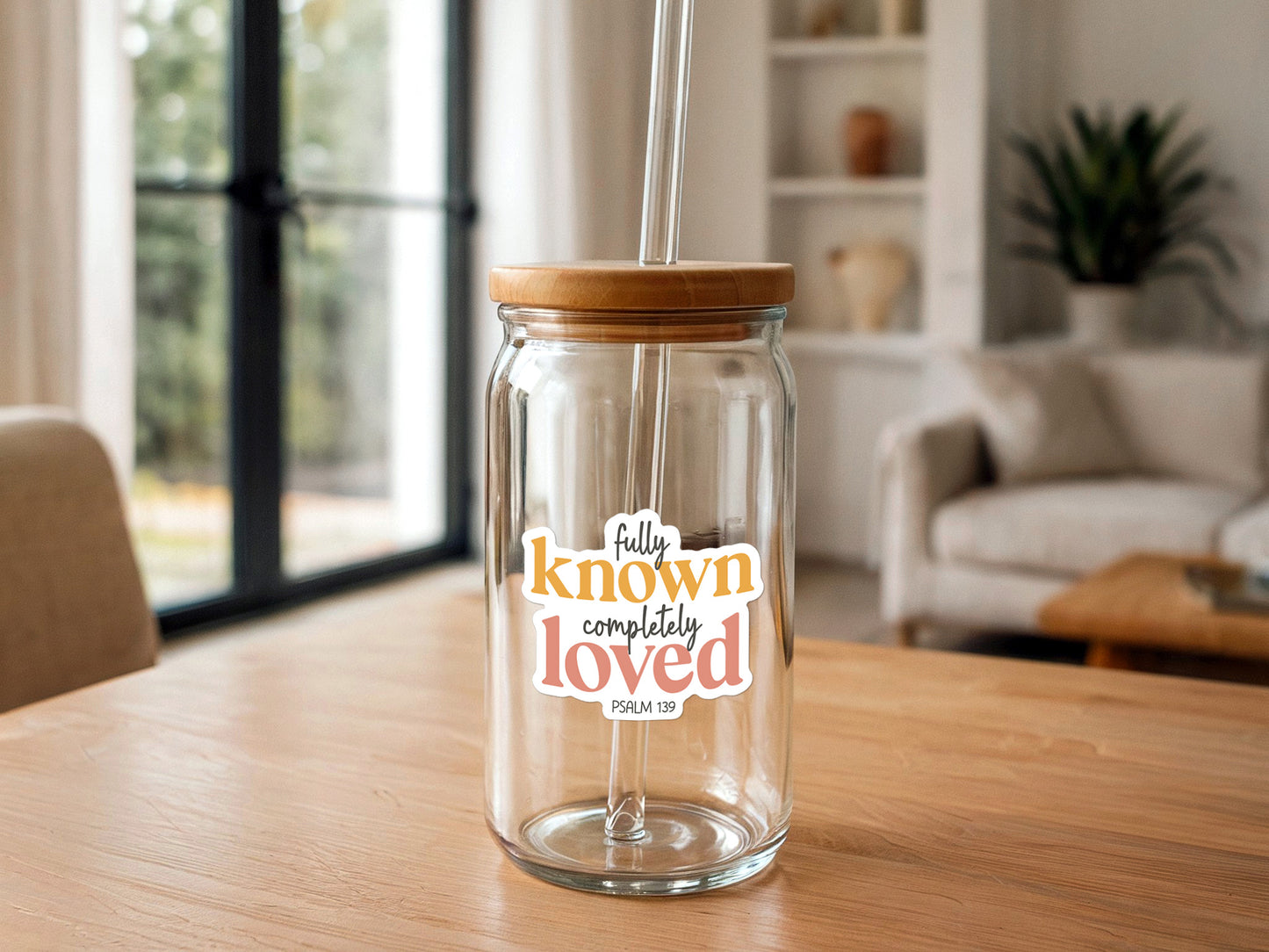 Fully Known, Completely Loved | Vinyl Christian Sticker