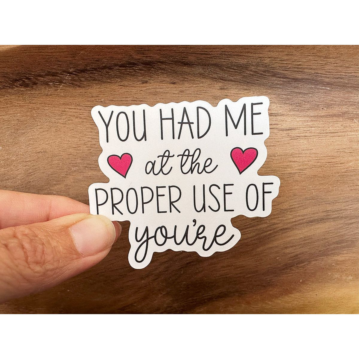 Grammar Nerd Sticker | Funny Sticker