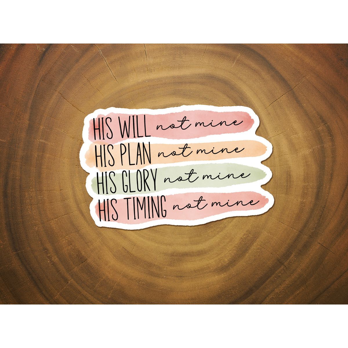 His Not Mine | Vinyl Christian Sticker
