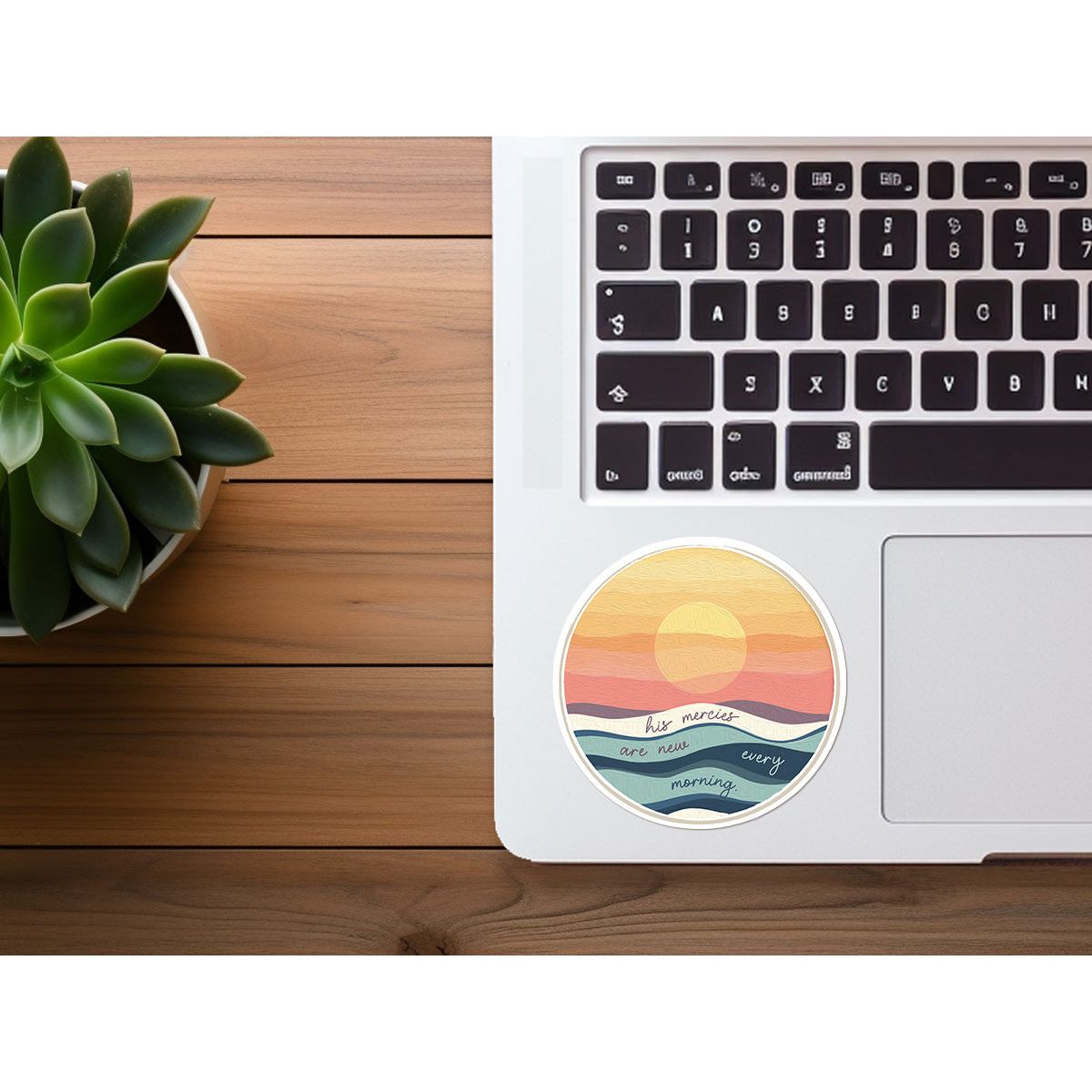 His Mercies Are New Every Morning | Vinyl Christian Sticker