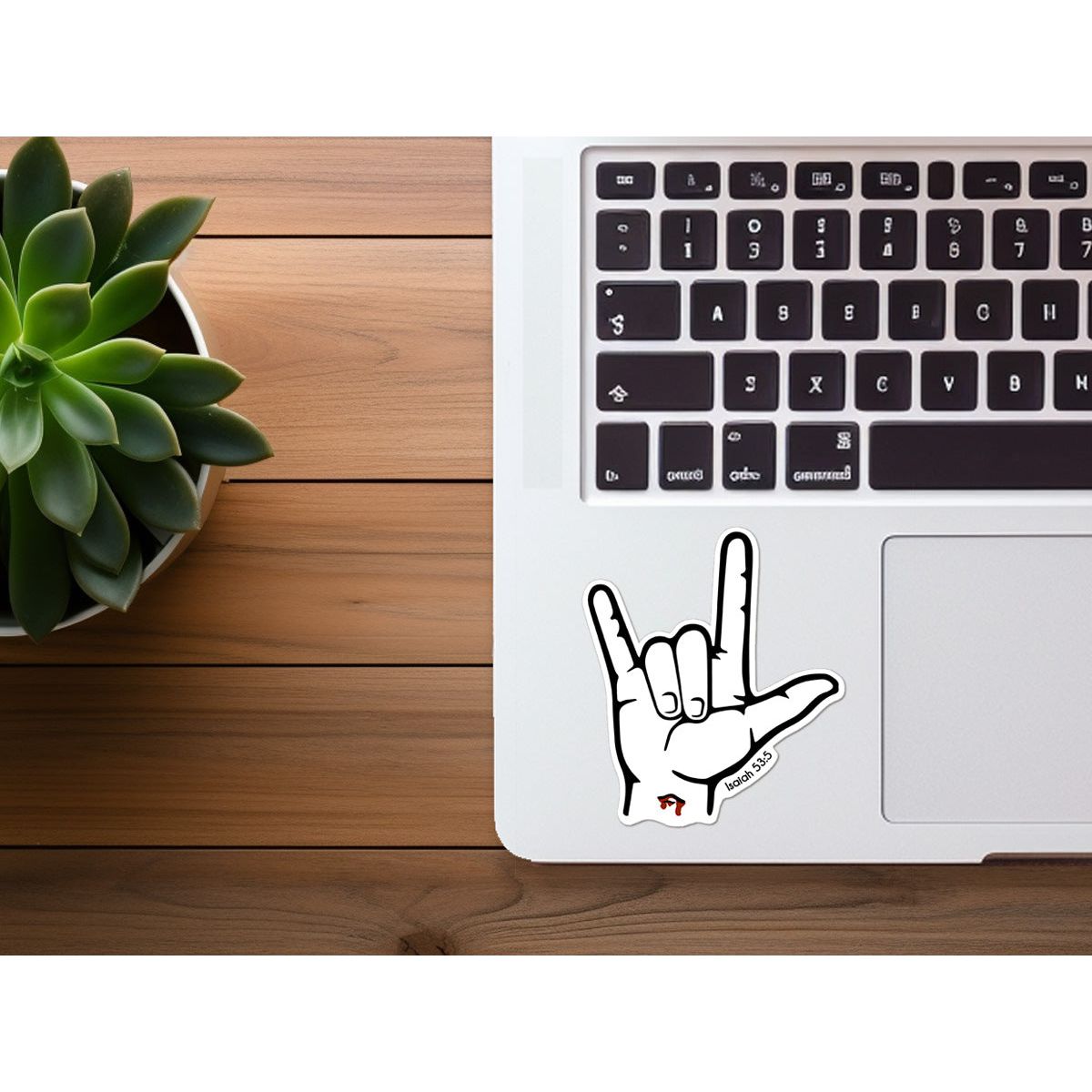 "I Love You" in ASL | Jesus | Vinyl Christian Sticker
