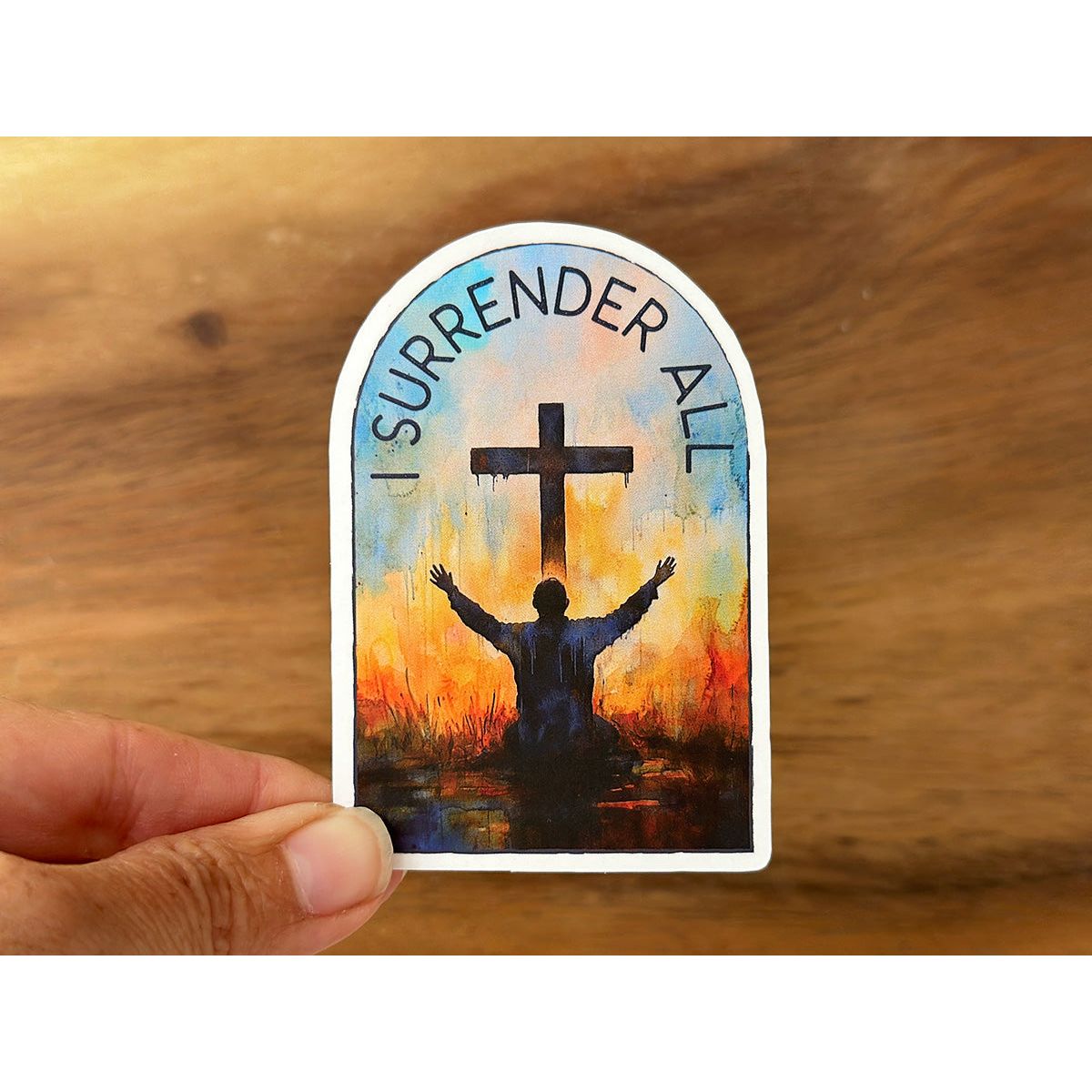 I Surrender All | Beautiful Christian Sticker