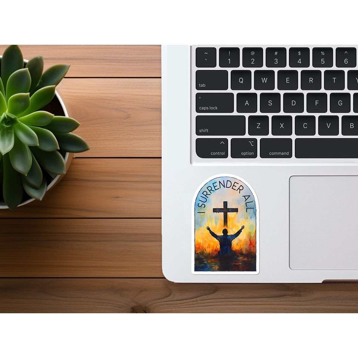 I Surrender All | Beautiful Christian Sticker