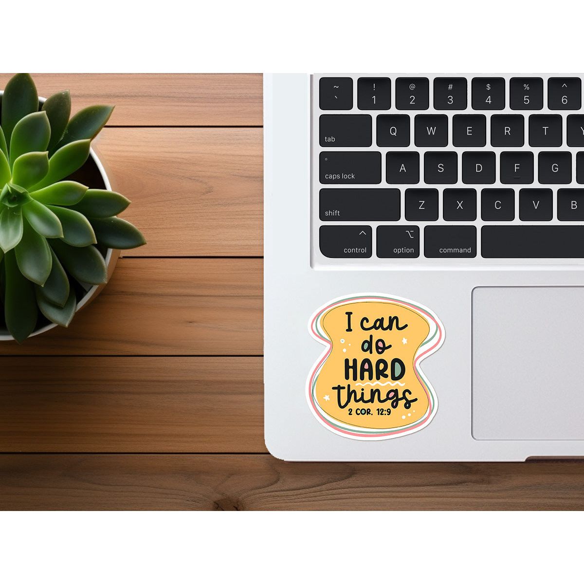 I Can Do Hard Things | Encouraging Christian Sticker