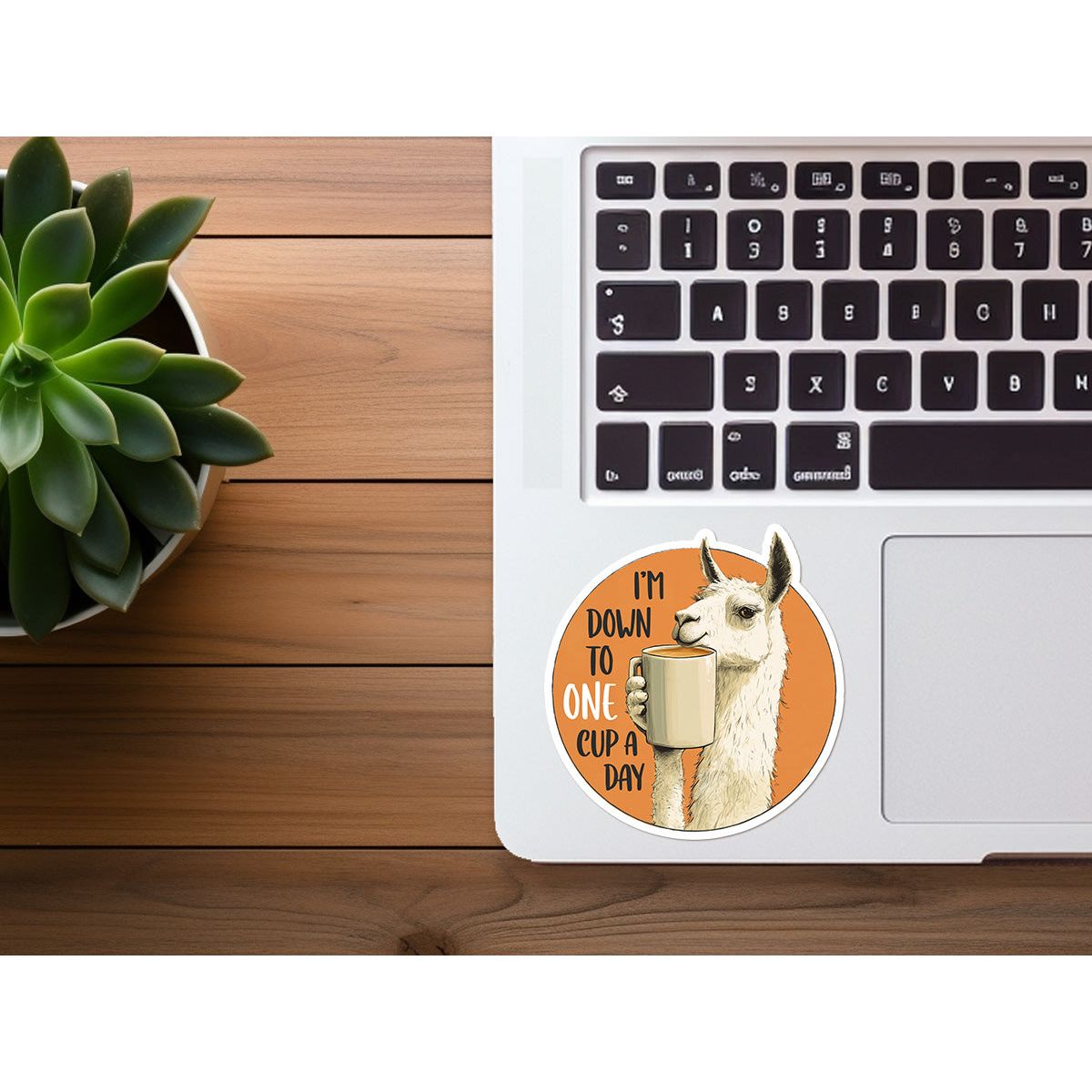 I'm Down to One Cup a Day | Funny Coffee Sticker