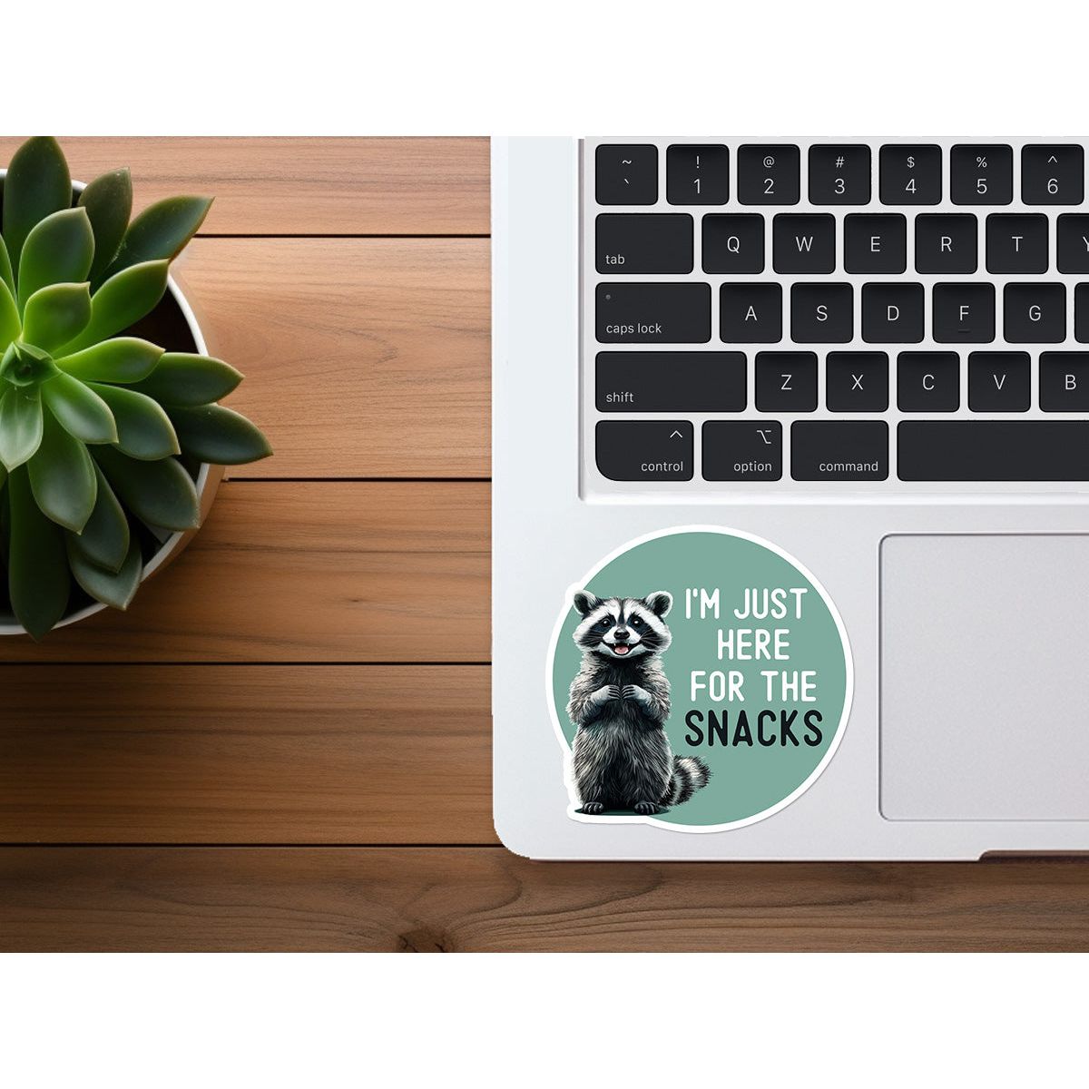 I'm Just Here For the Snacks - Funny Sticker