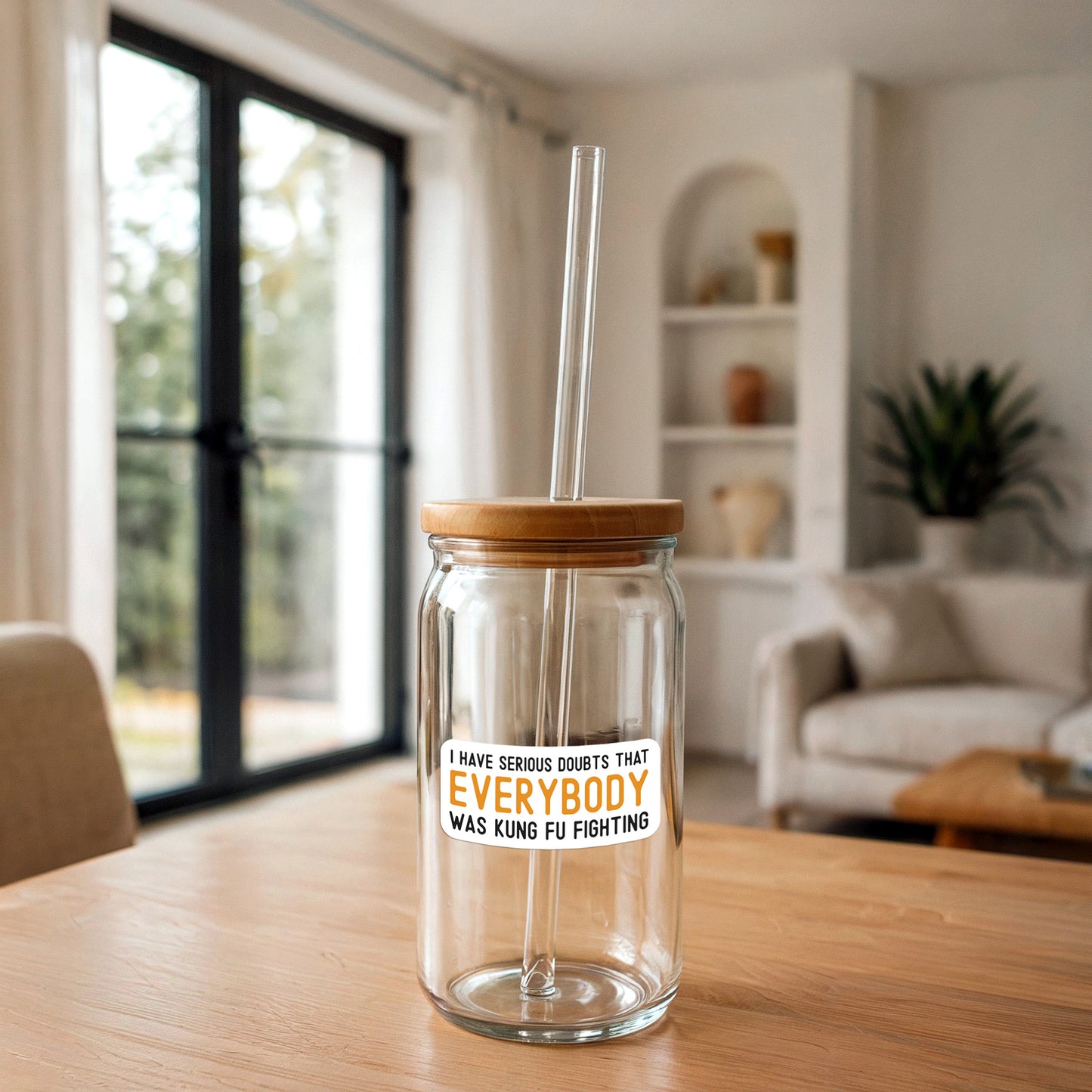 Kung Fu Fighting | Funny Sticker