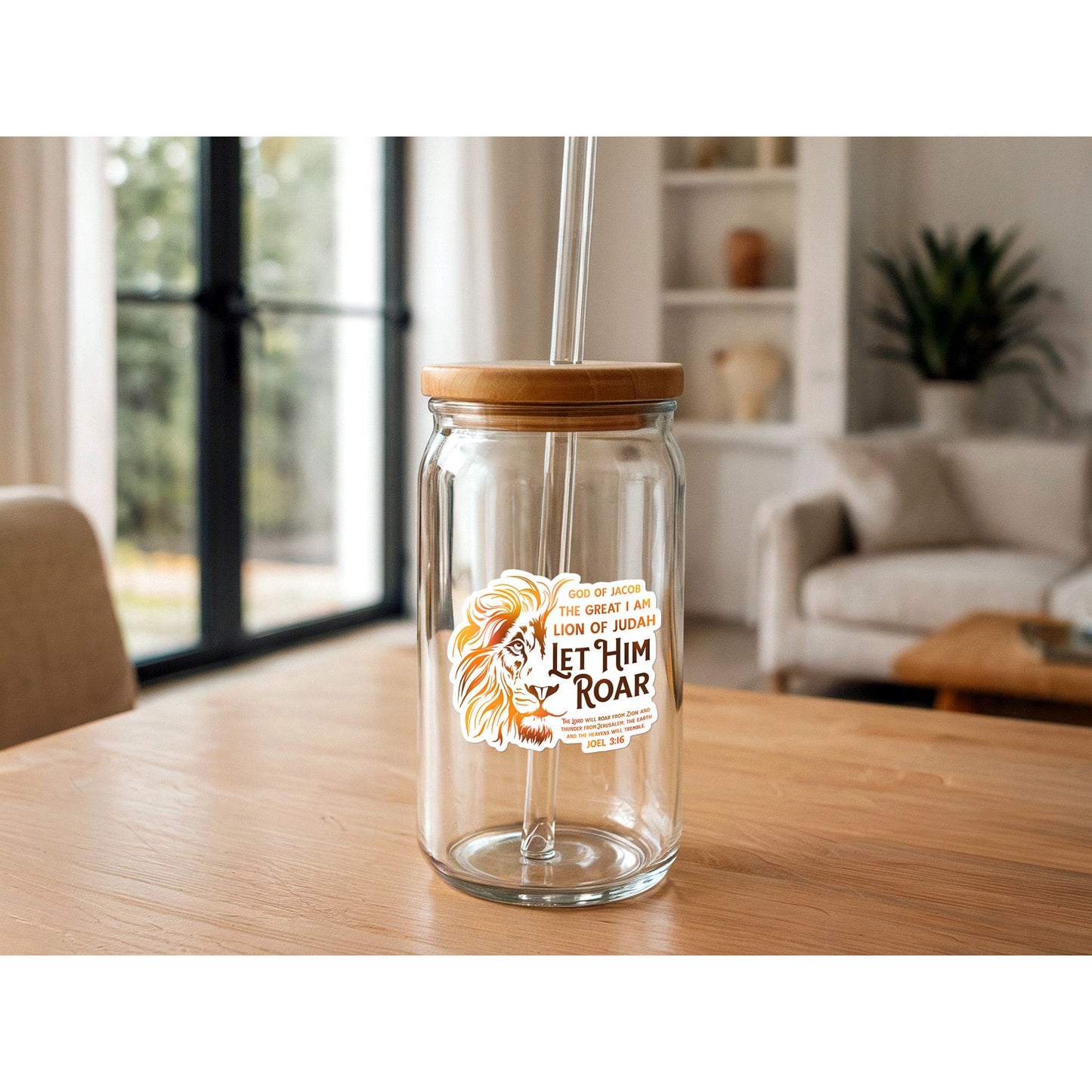 Let Him Roar... Lion of Judah | Christian Sticker
