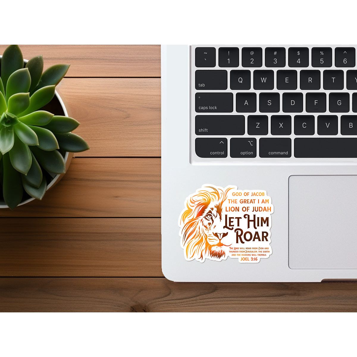 Let Him Roar... Lion of Judah | Christian Sticker