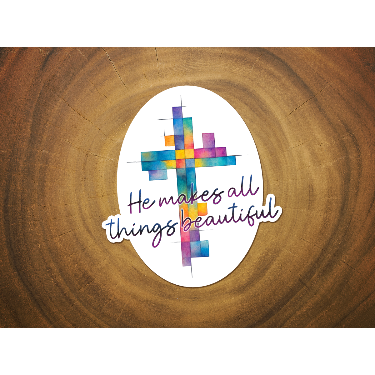 He Makes All Things Beautiful | Jesus Sticker