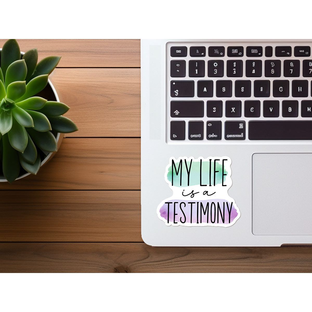 My Life is a Testimony | Vinyl Christian Sticker