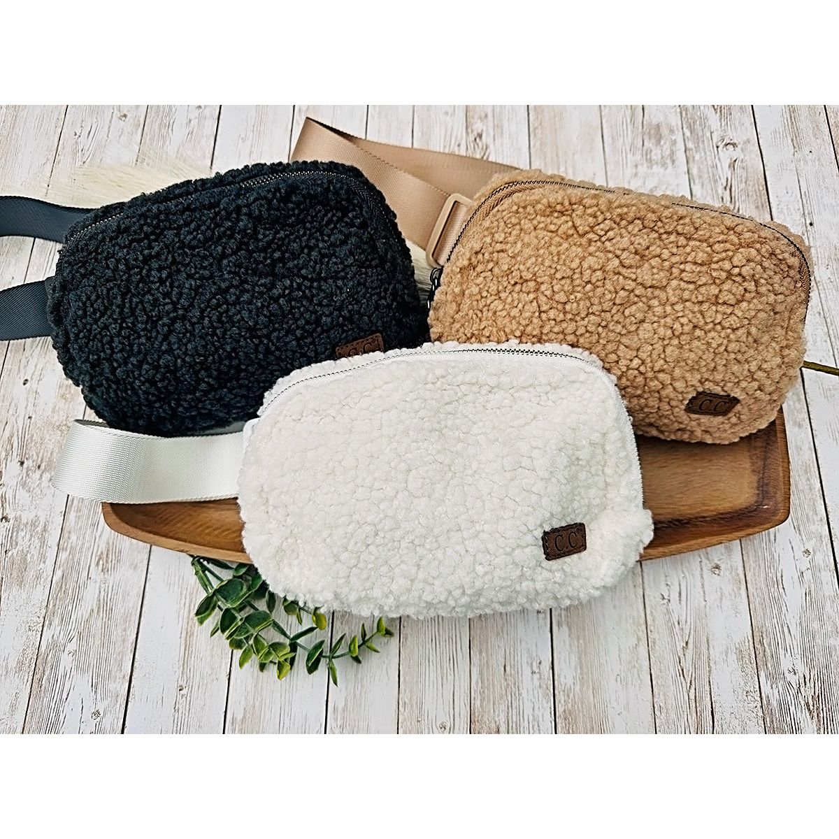 Sherpa Fleece Crossbody Bag / Fanny Pack | 3 Colors!