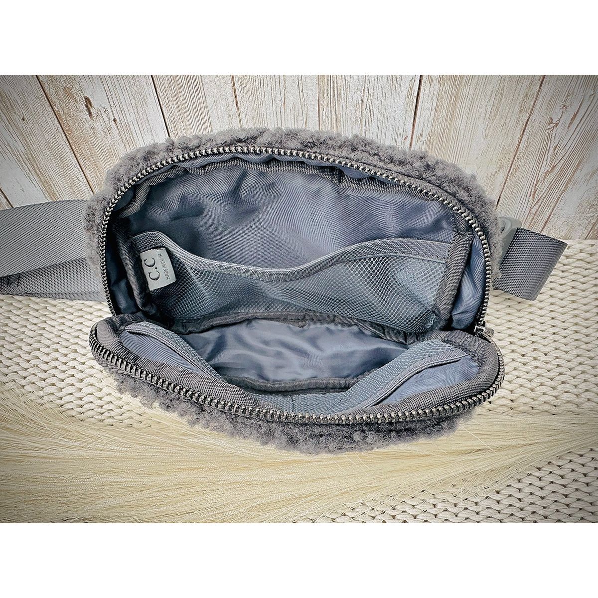 Sherpa Fleece Crossbody Bag / Fanny Pack | 3 Colors!