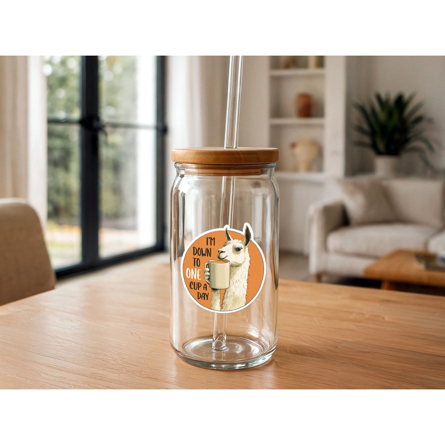 I'm Down to One Cup a Day | Funny Coffee Sticker