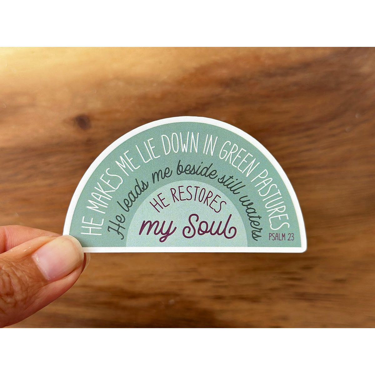 The Lord's Prayer | Psalm 23 | Christian Scripture Sticker