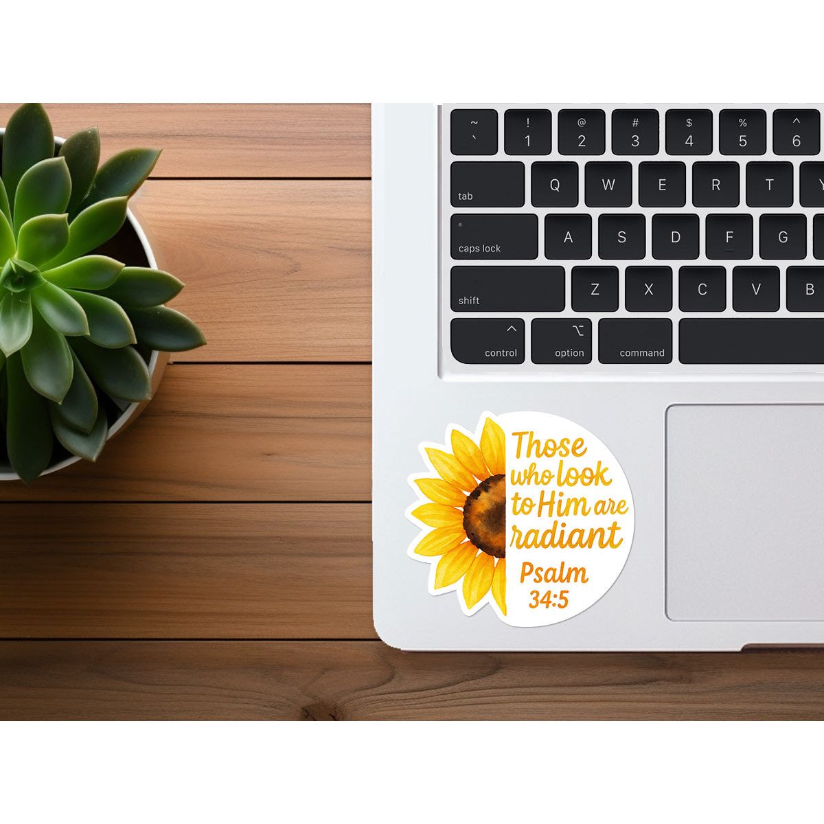 Radiant | Sunflower Sticker | Christian Sticker