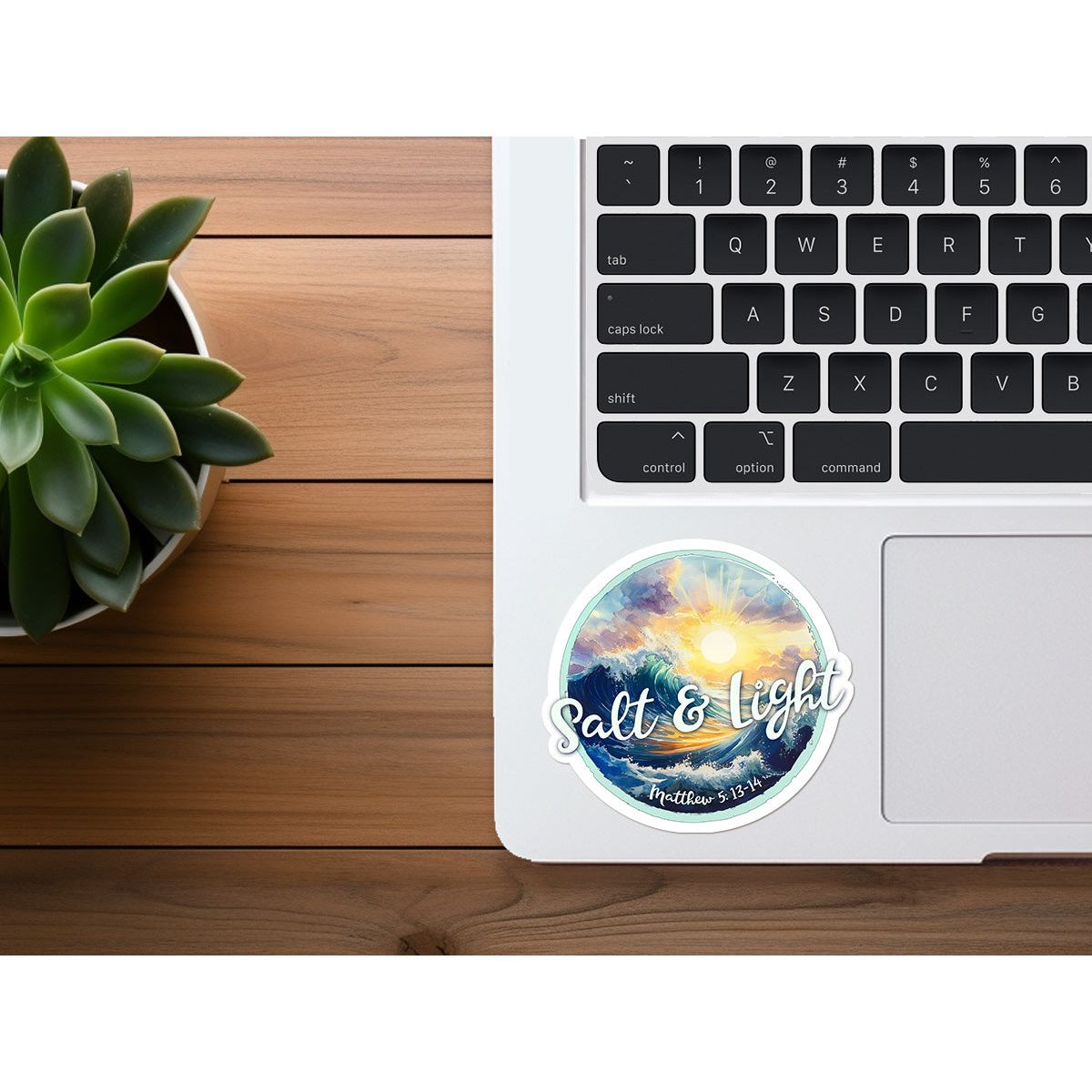 Salt & Light | Ocean-Themed Christian Sticker