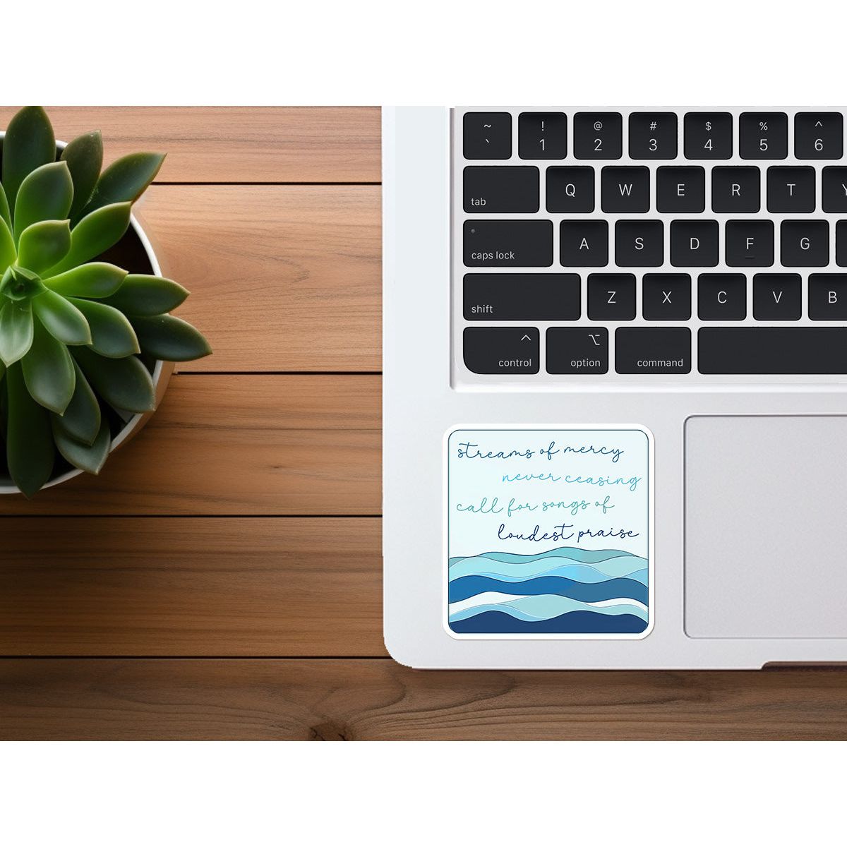 Streams of Mercy, Never Ceasing | Christian Hymn Sticker