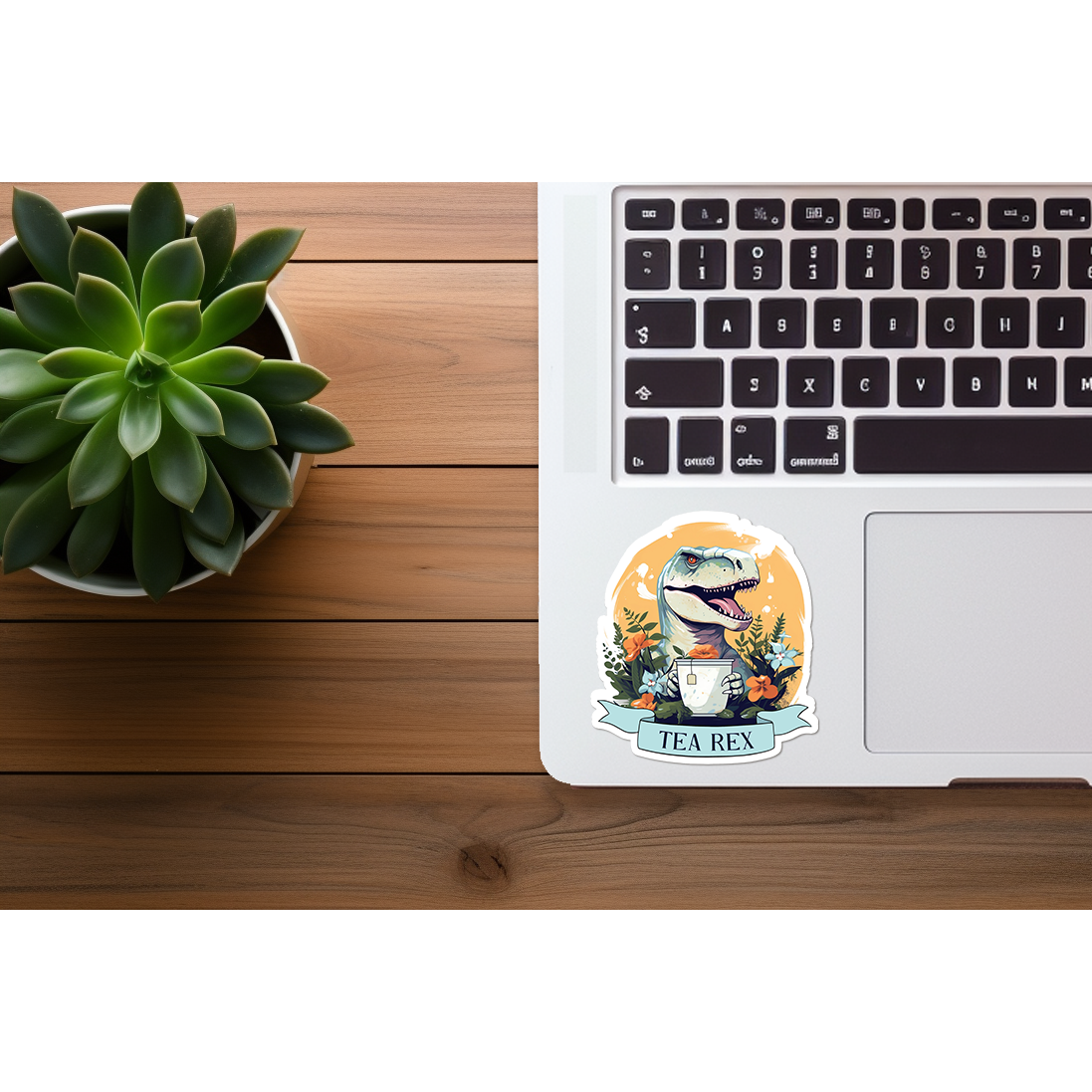 Tea Rex | Funny Vinyl Sticker