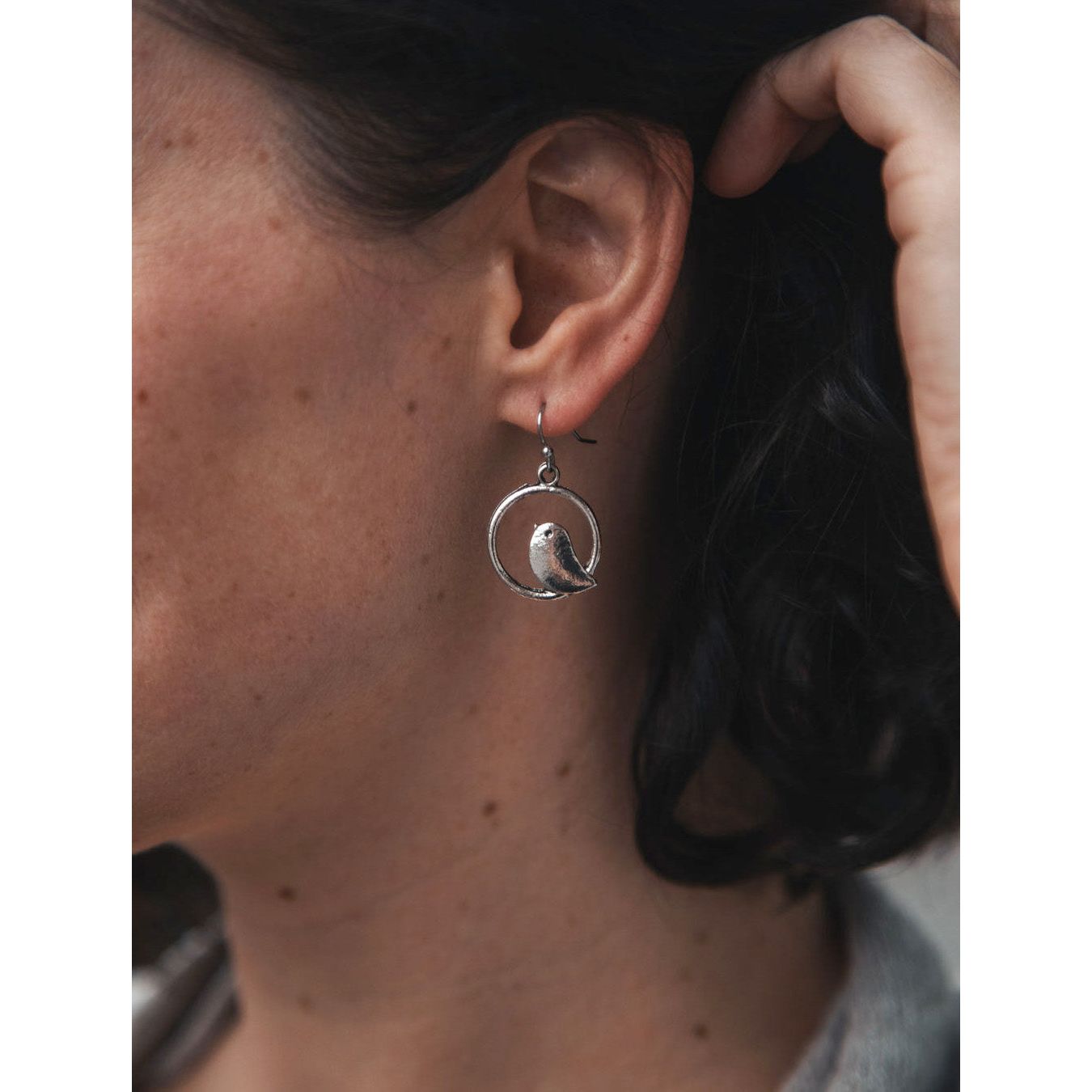Then Sings My Soul Songbird Earrings | Two Color Options