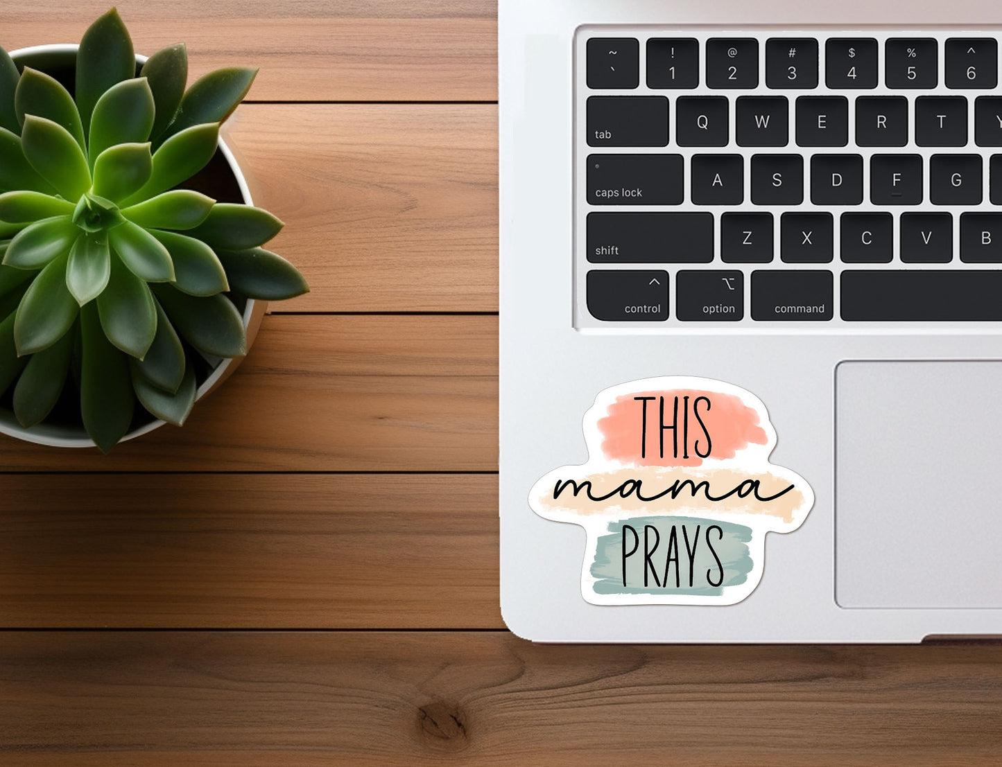 This Mama Prays | Vinyl Christian Sticker