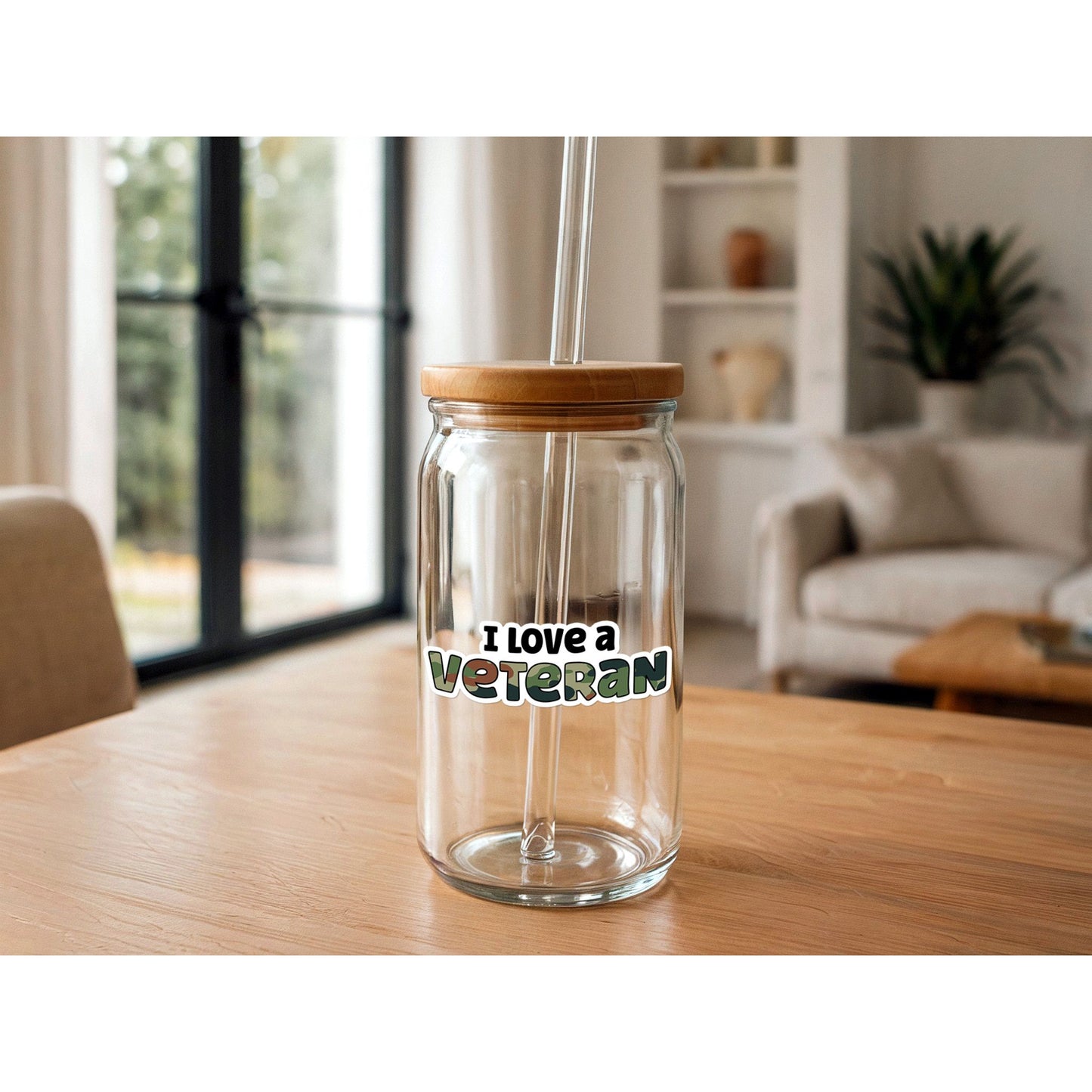 I Love a Veteran | Veteran Appreciation Sticker | America