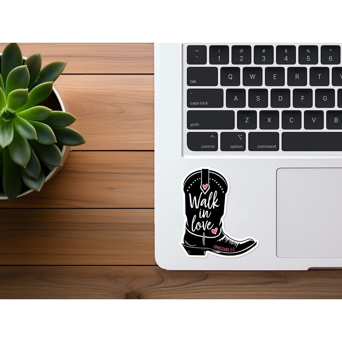 Walk in Love | Cowgirl Boot Christian Sticker