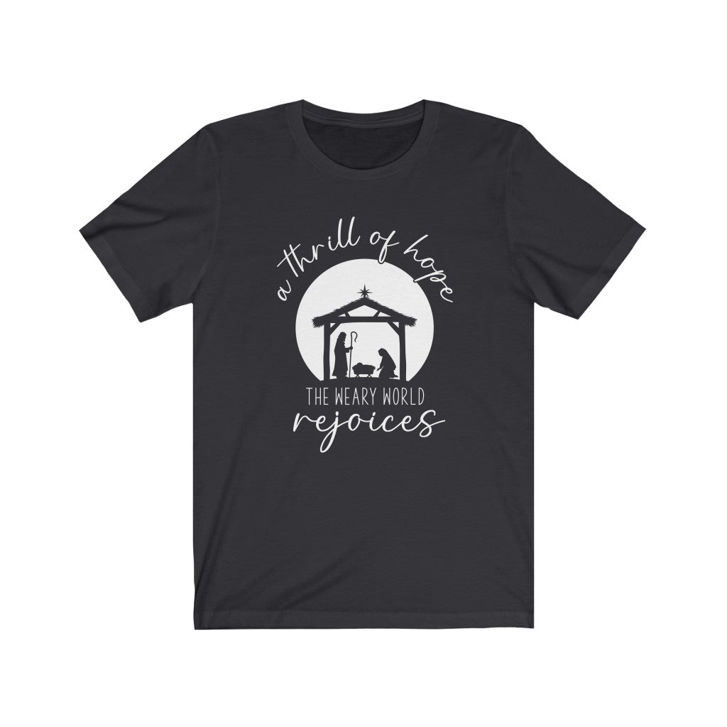 A Thrill of Hope | O Holy Night Short Sleeve Shirt