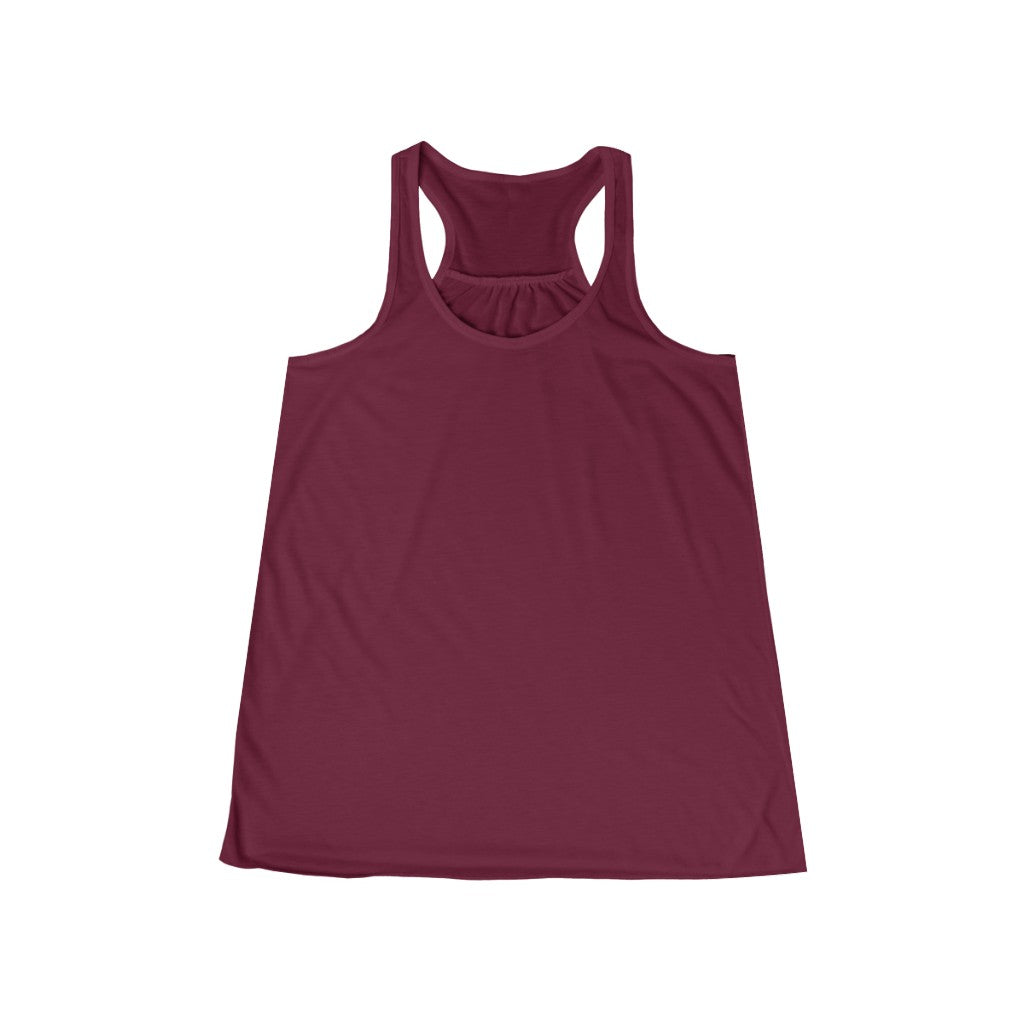 Any Design on a Flowy Racerback Tank!