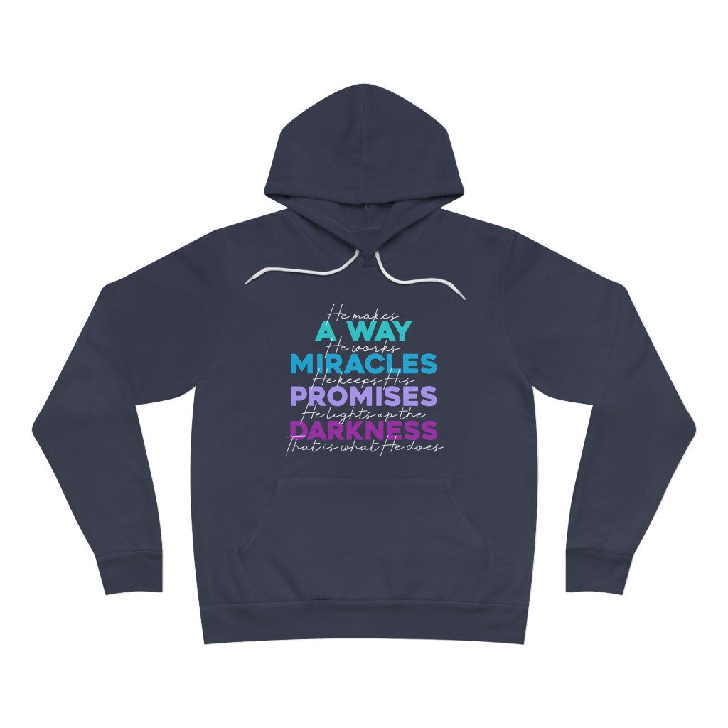 He Makes a Way | Premium Sponge Fleece Pullover Hoodie