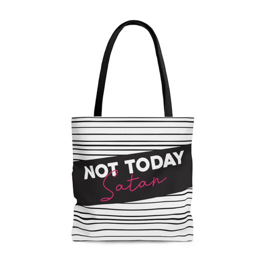 Not Today Satan Tote Bag for Women