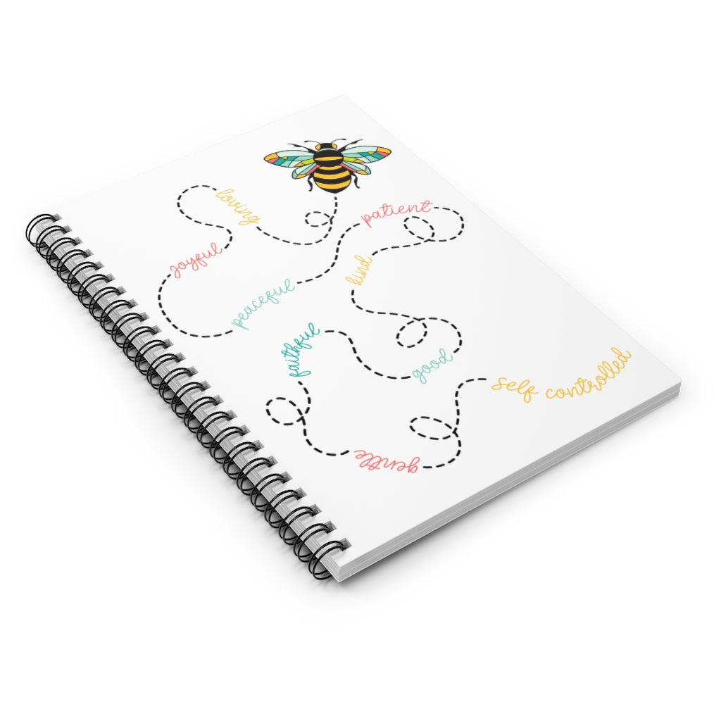 Fruits of the Spirit Bee Spiral Notebook