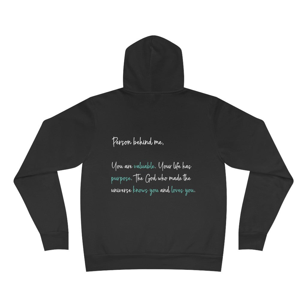Person Behind Me | Let Me Tell You About My Jesus | Premium Hoodie