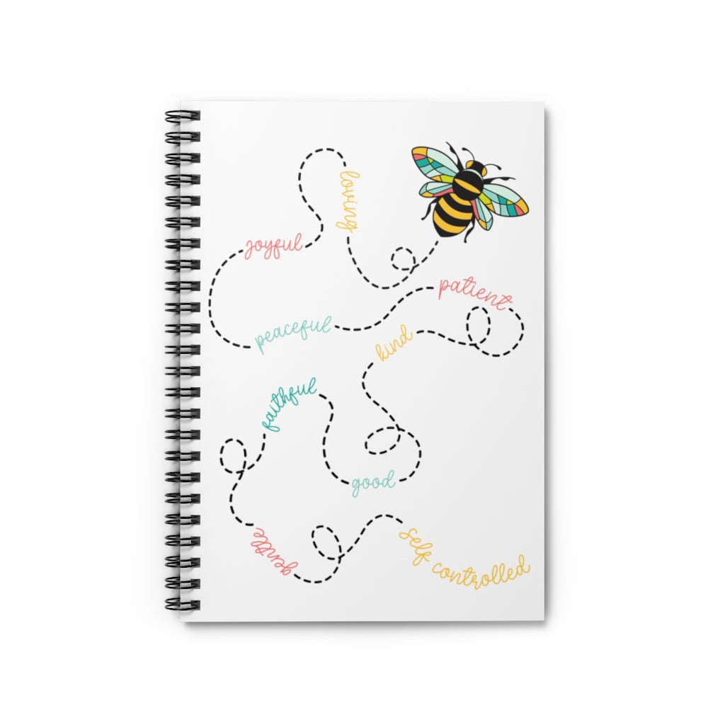 Fruits of the Spirit Bee Spiral Notebook