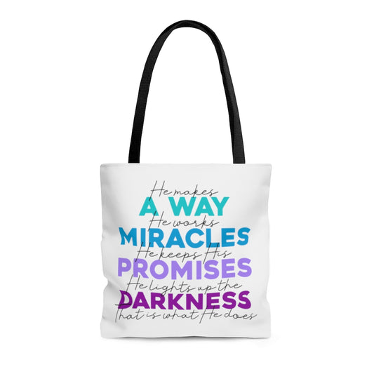 Waymaker Inspired Tote Bag for Women