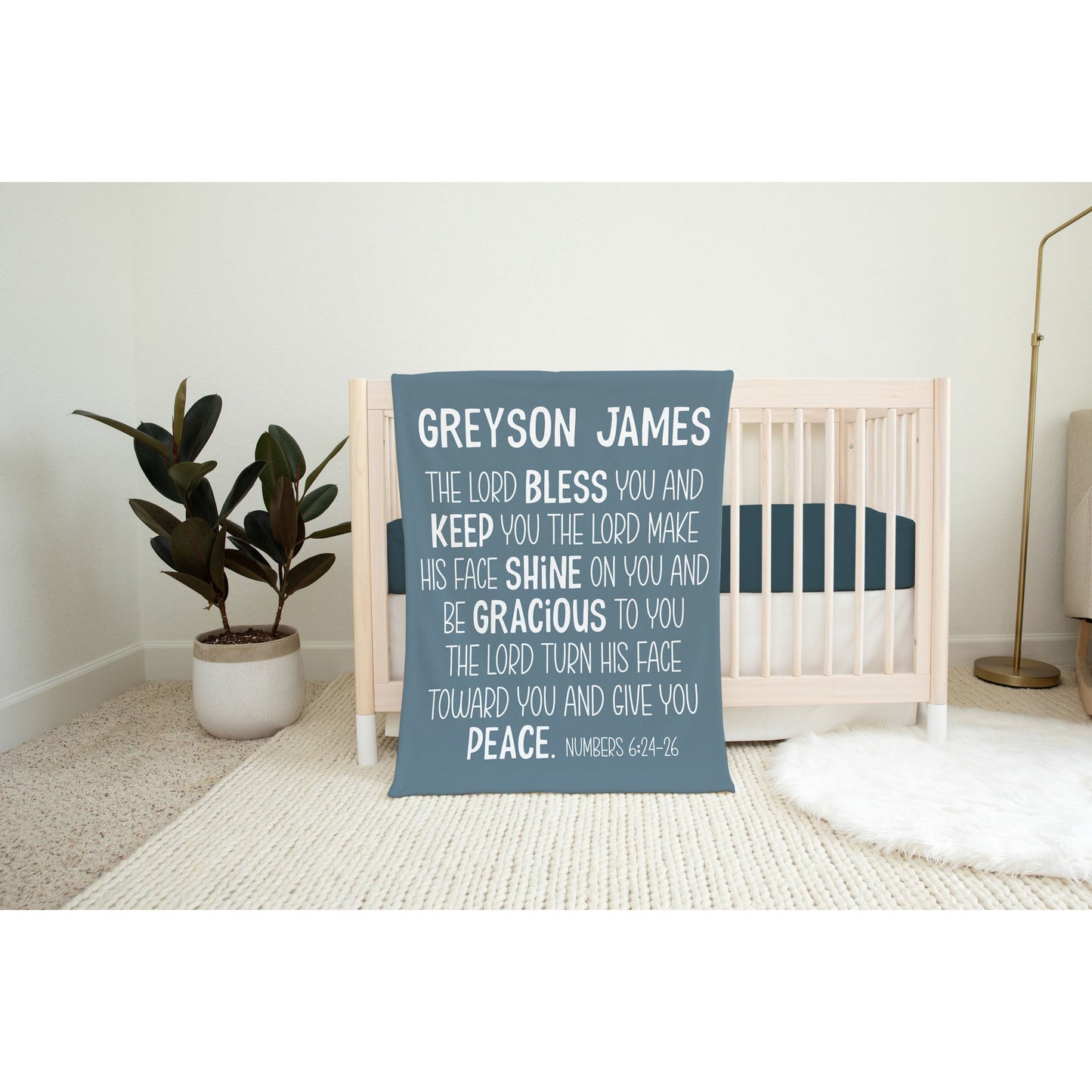 Minky Blessing Blanket | Makes a Great Gift!