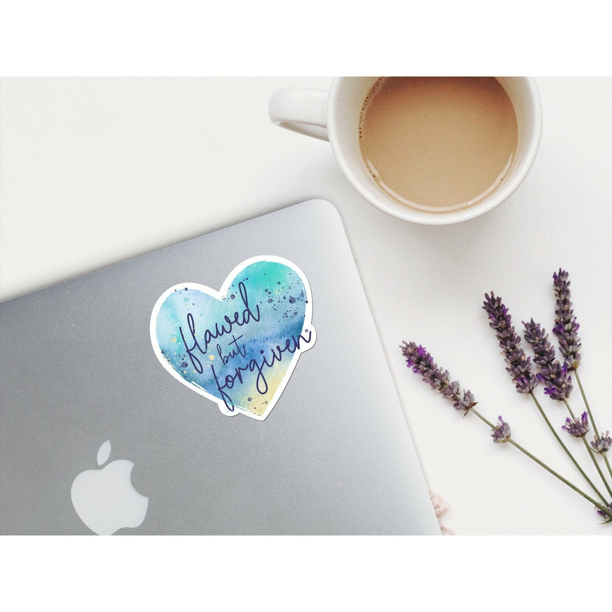 Flawed But Forgiven | Vinyl Christian Sticker