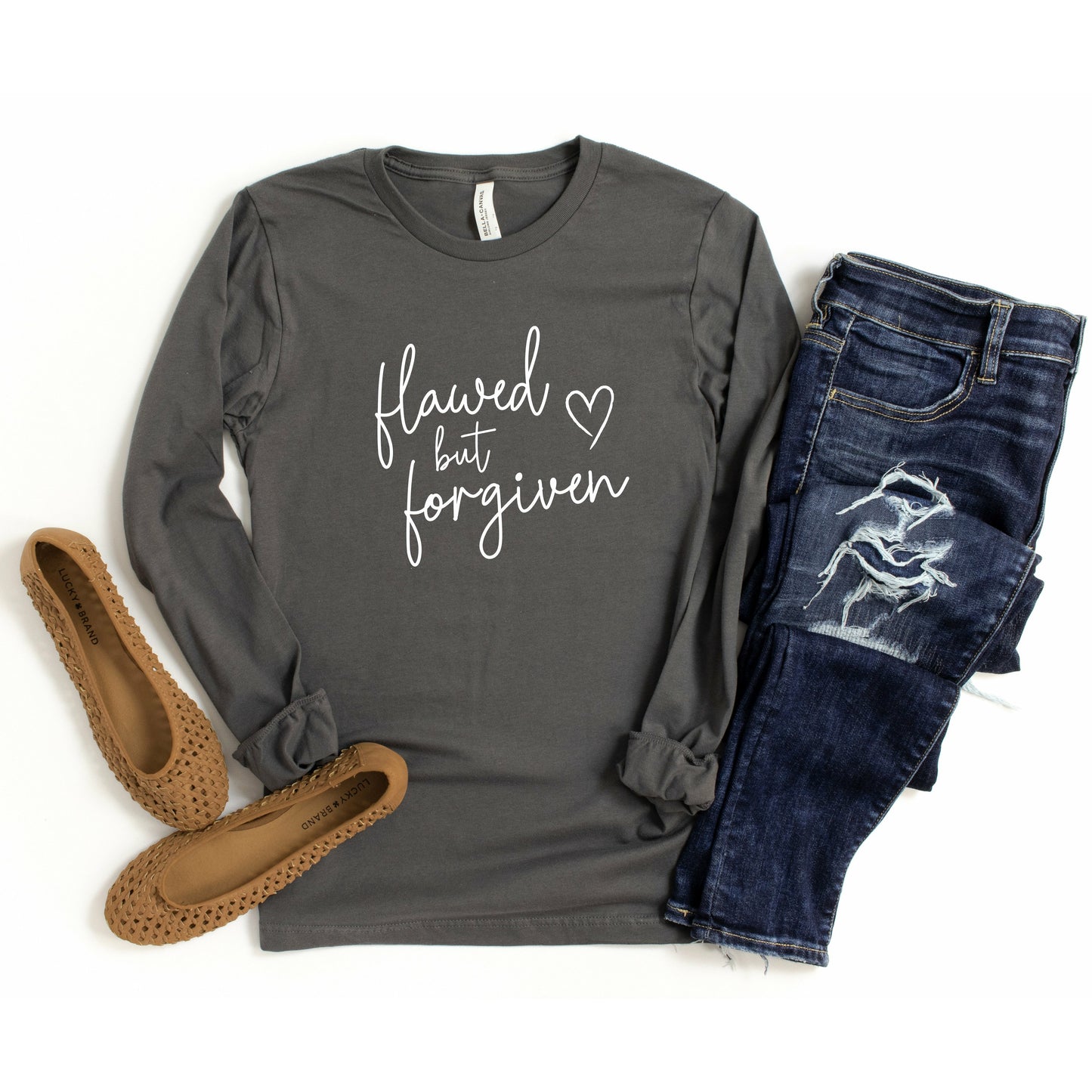 Flawed But Forgiven | Long Sleeve Shirt for Women